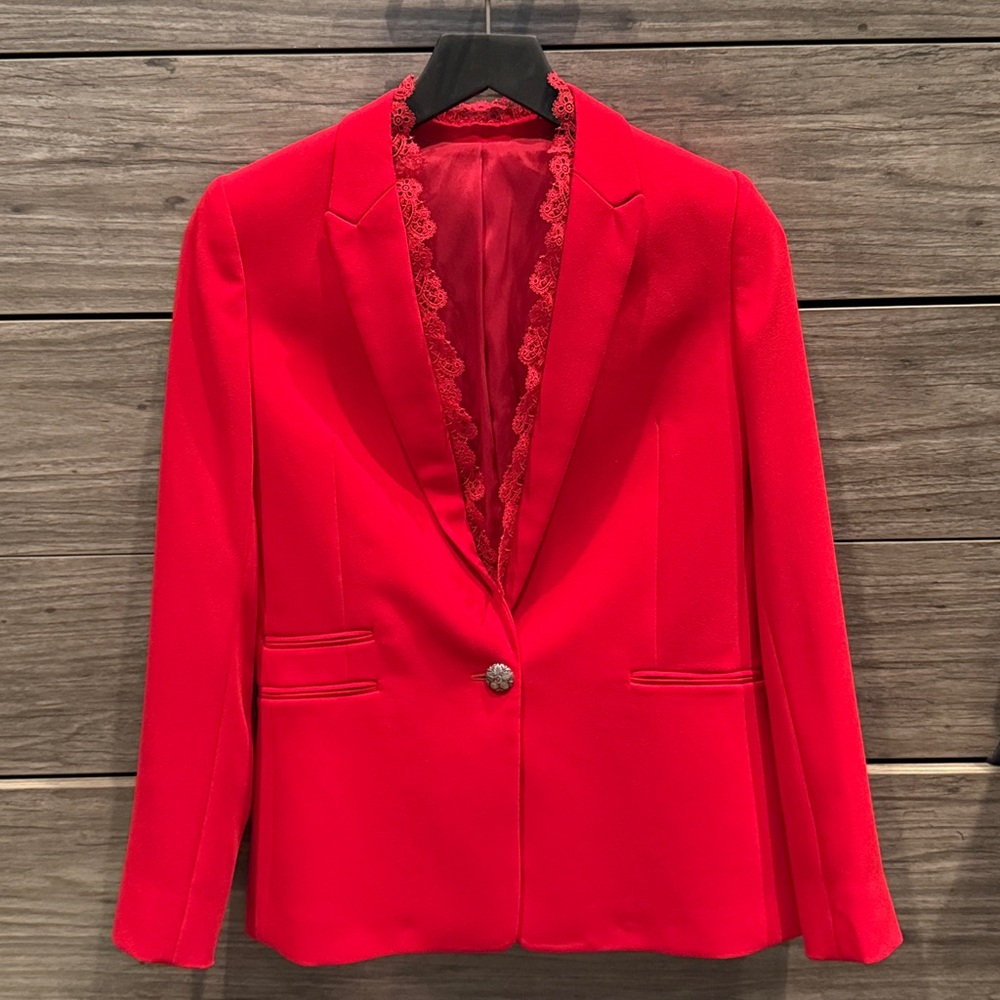 Dentelle suit blazer